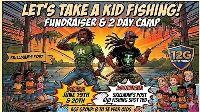 12G Mentoring to host kids fishing camp