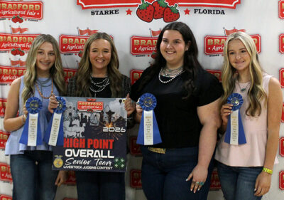 Bradford, Union each have a 1st-place team in livestock judging