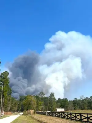 Brush Fire in North Keystone Prompts Evacuations