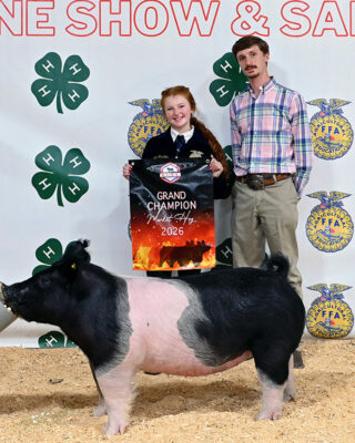 Fischer, Noegel exhibit top pigs