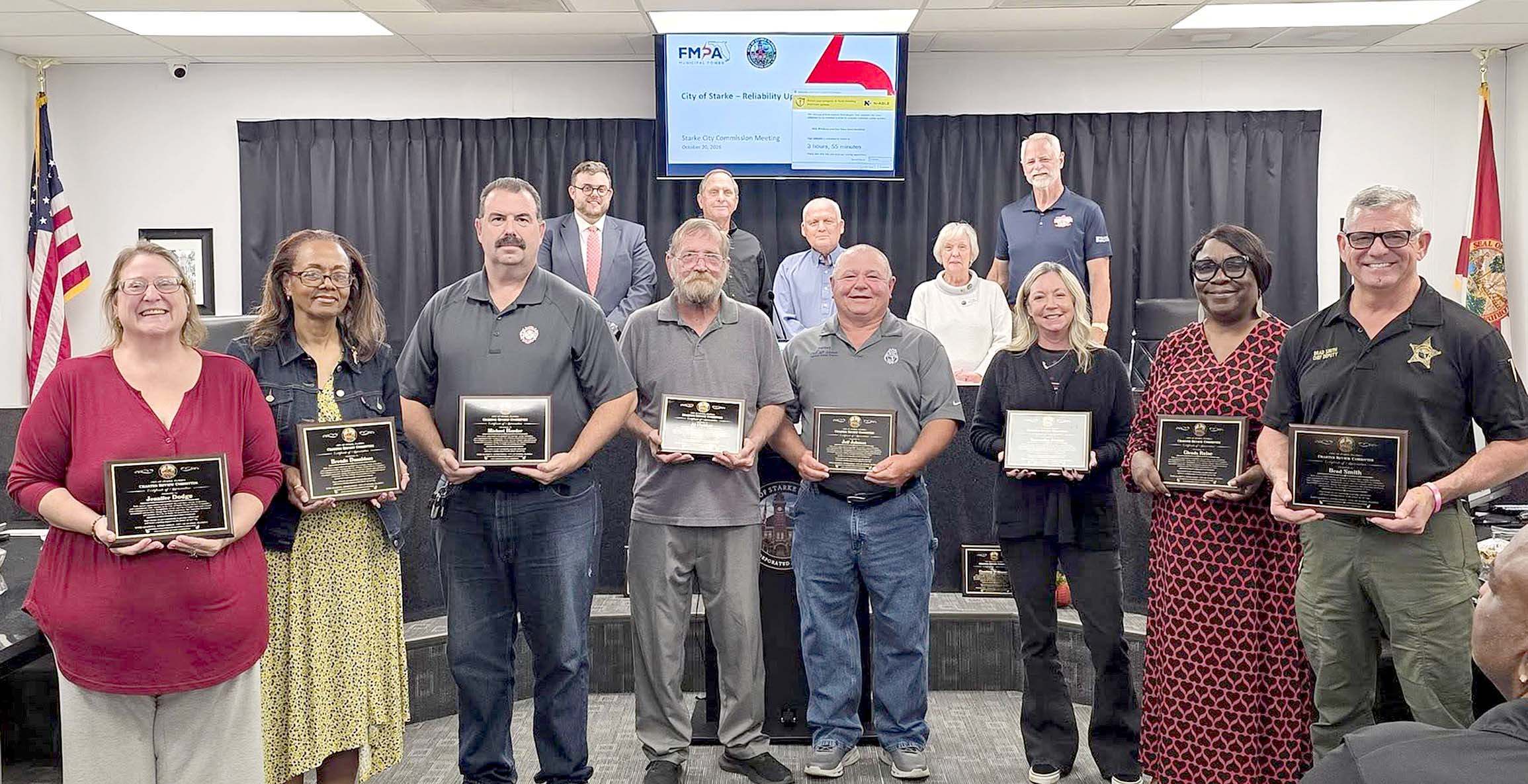 Starke honors charter review committee
