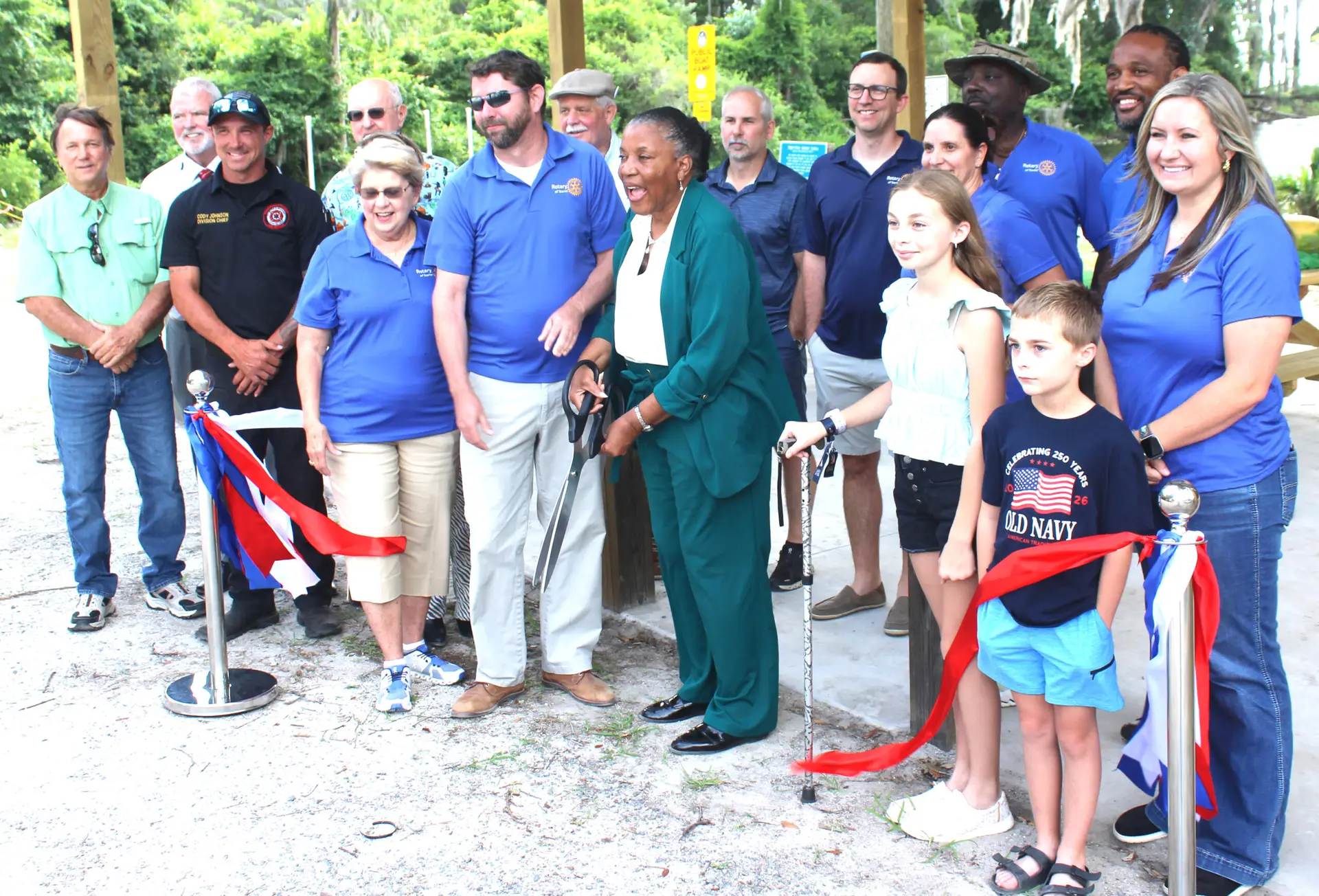 New pavilion dedicated at Little Santa Fe boat ramp