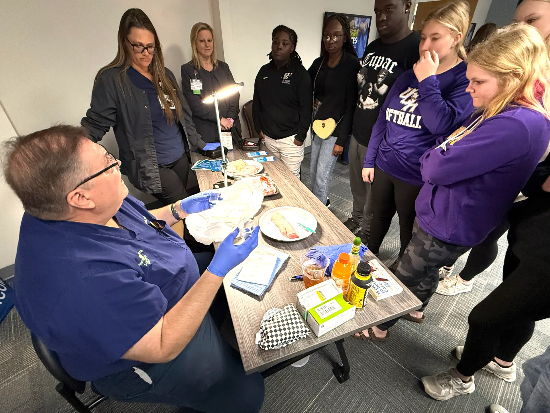 Union High School students learn about health care careers