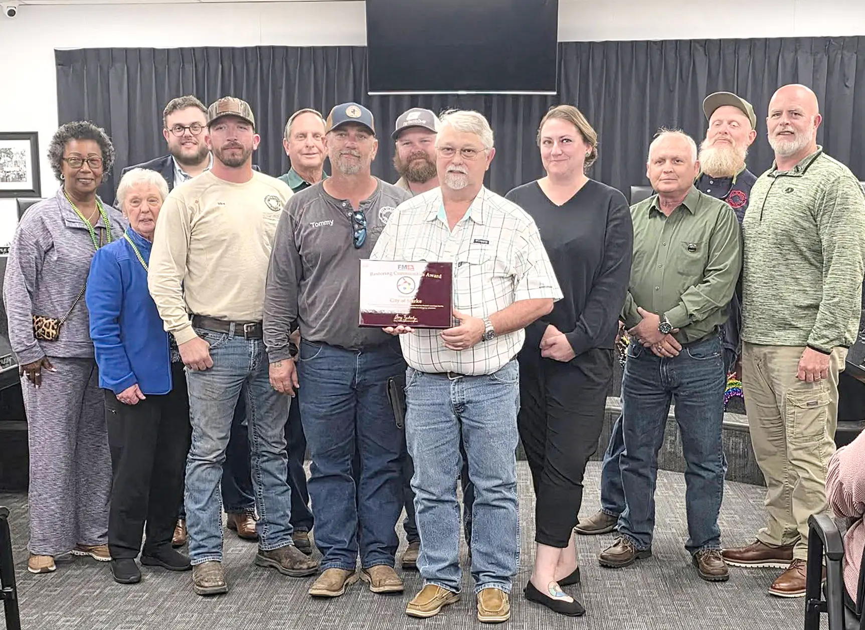 Starke electric employees exemplify public utility ideals 