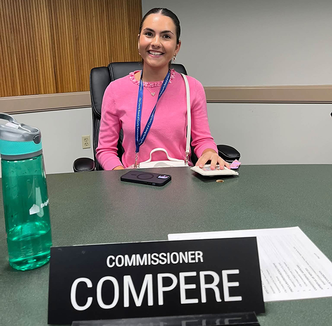 KHHS senior participates in Commissioner for a Day program