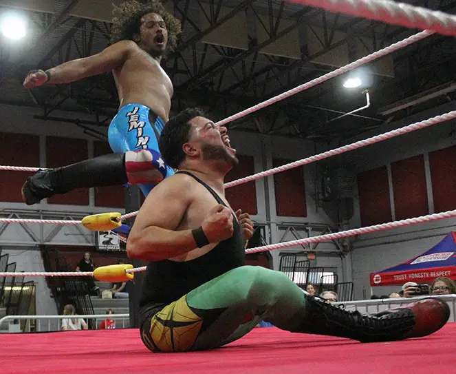 Photos: Wrestling event benefits Arc of Bradford