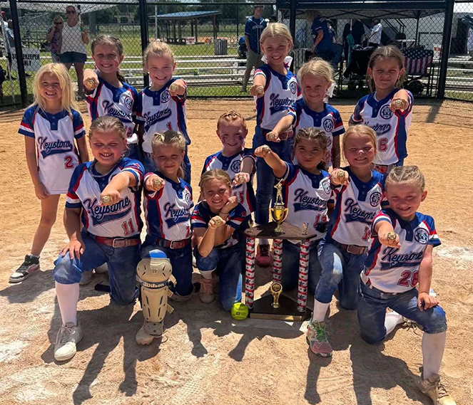 Photo: Keystone 8U all-stars softball team wins championship