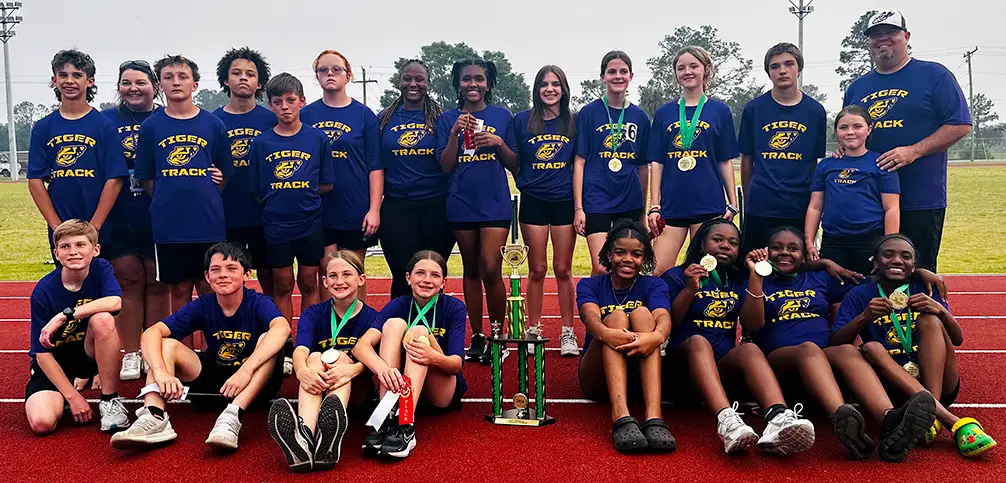 LBMS girls win SMAC track and field title