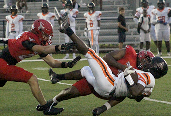 Tornadoes score 6 1st-half TDs, defeat Zarephath 56-0