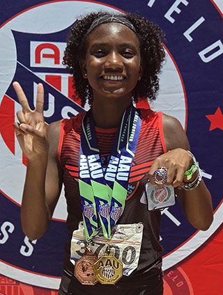 Marshall earns win, Mabrey places 3rd at AAU event