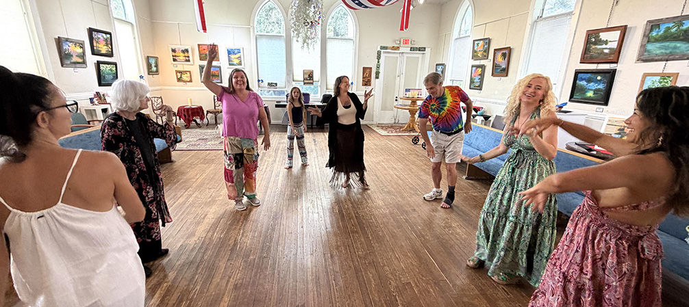 Mossman Hall hosts ecstatic-dance event for well-being