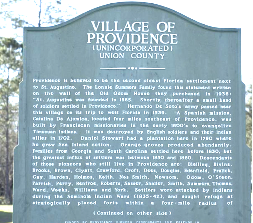 Historic marker tells story of Providence