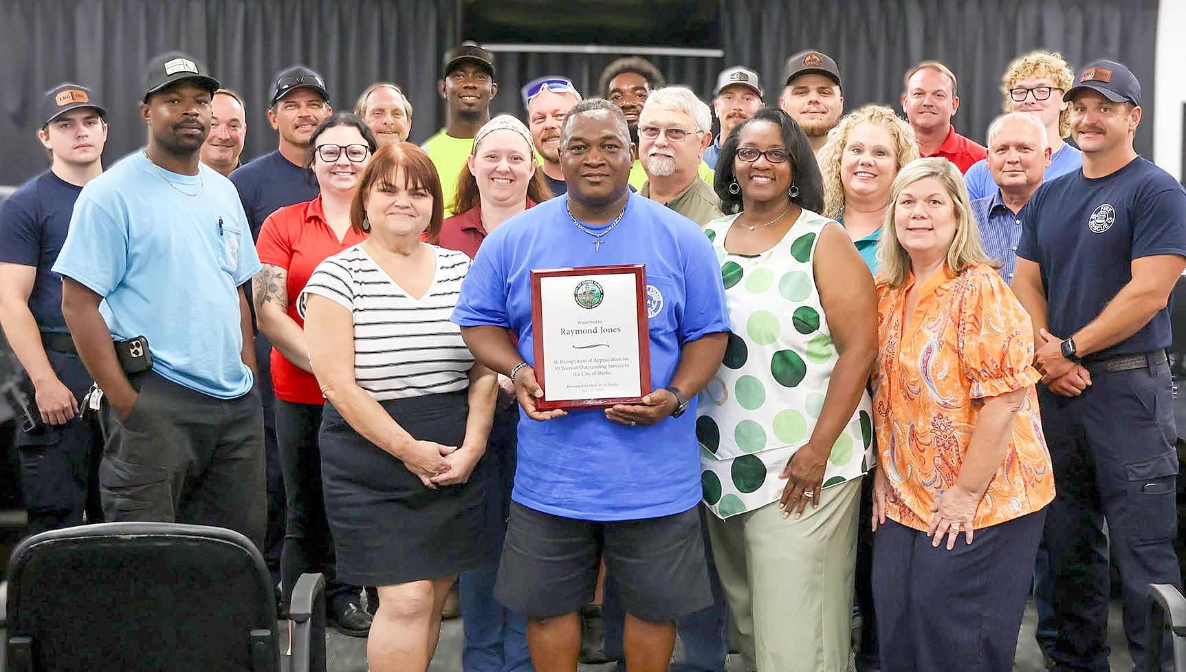 Jones latest honored for years of service to the city