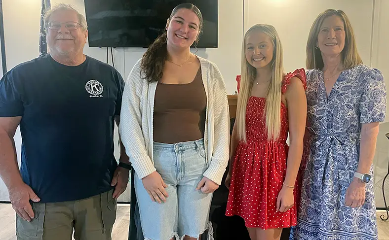 Kiwanis of Starke awards 2 Steve Denmark Scholarships