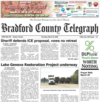 Telegraph-Times-Monitor for March 26, 2026