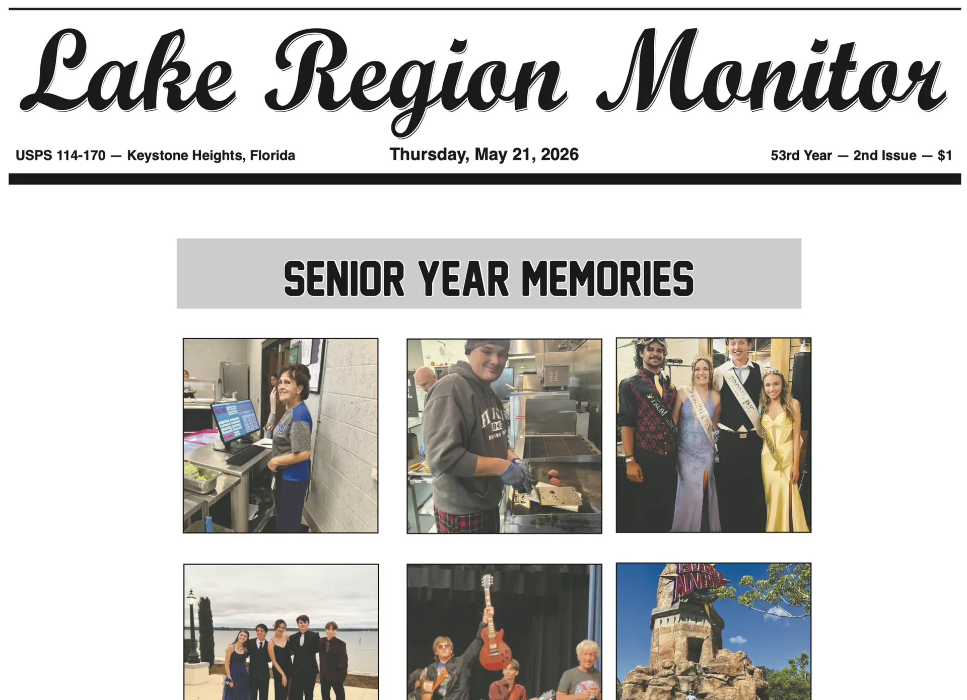 Lake Region Monitor Graduation Edition, May 21, 2026