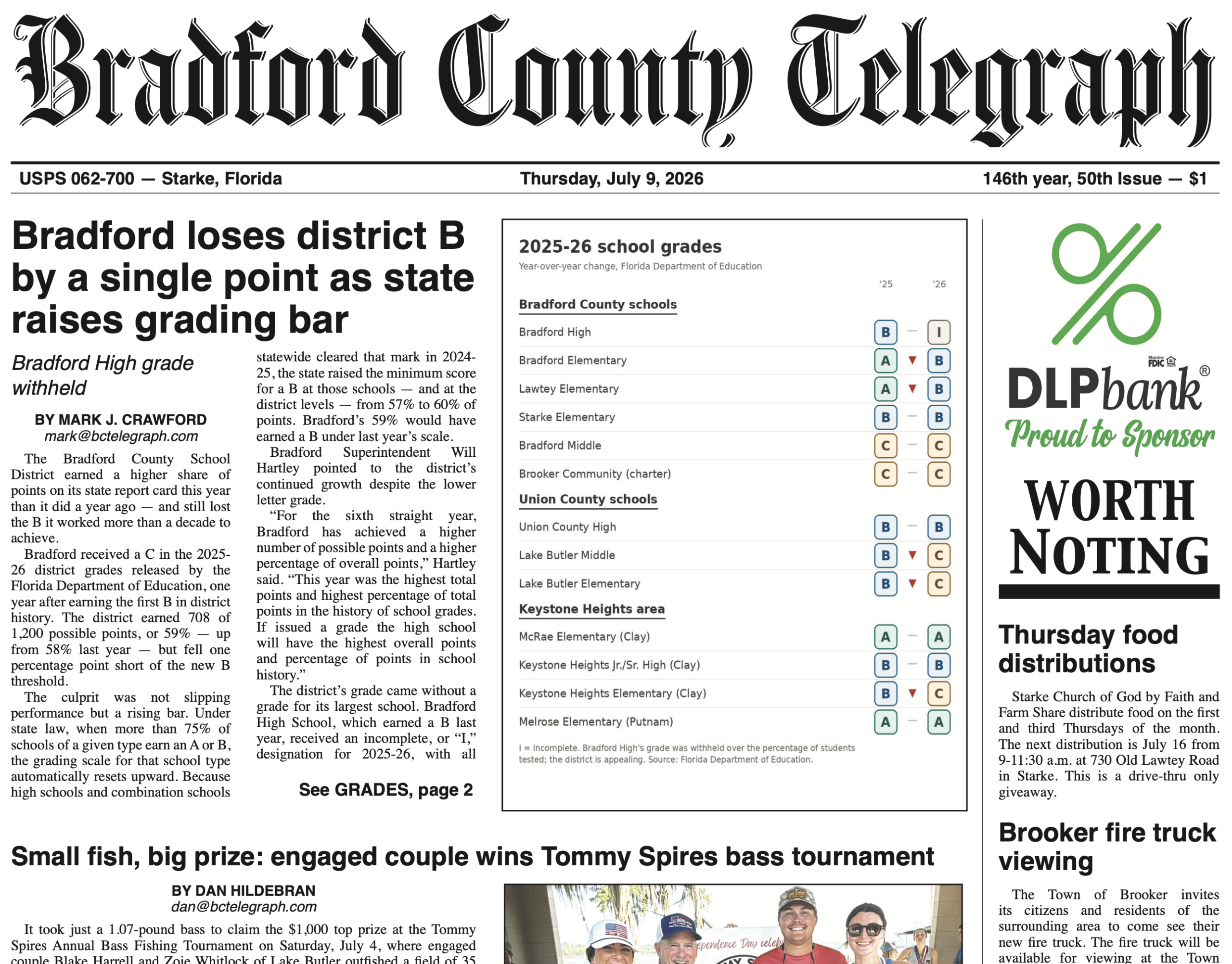Telegraph-Times-Monitor for July 9, 2026