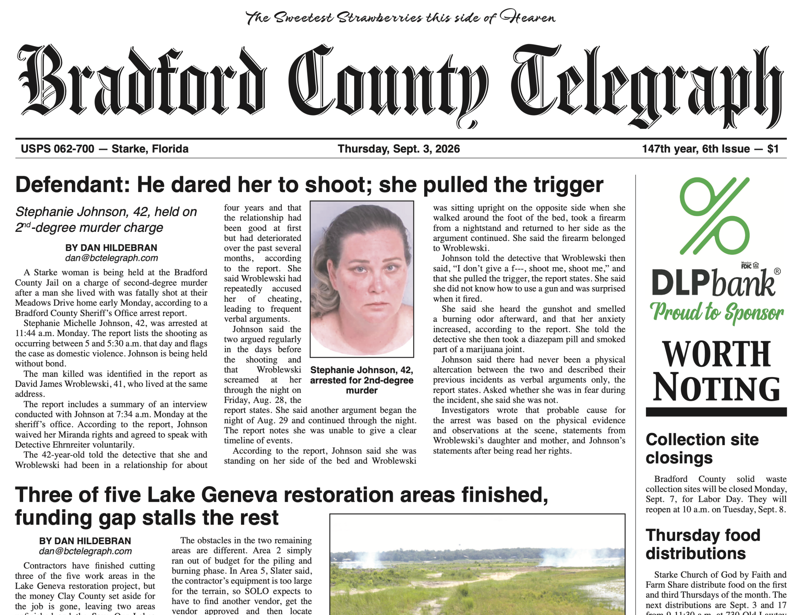 Telegraph-Times-Monitor for Sept. 3, 2026