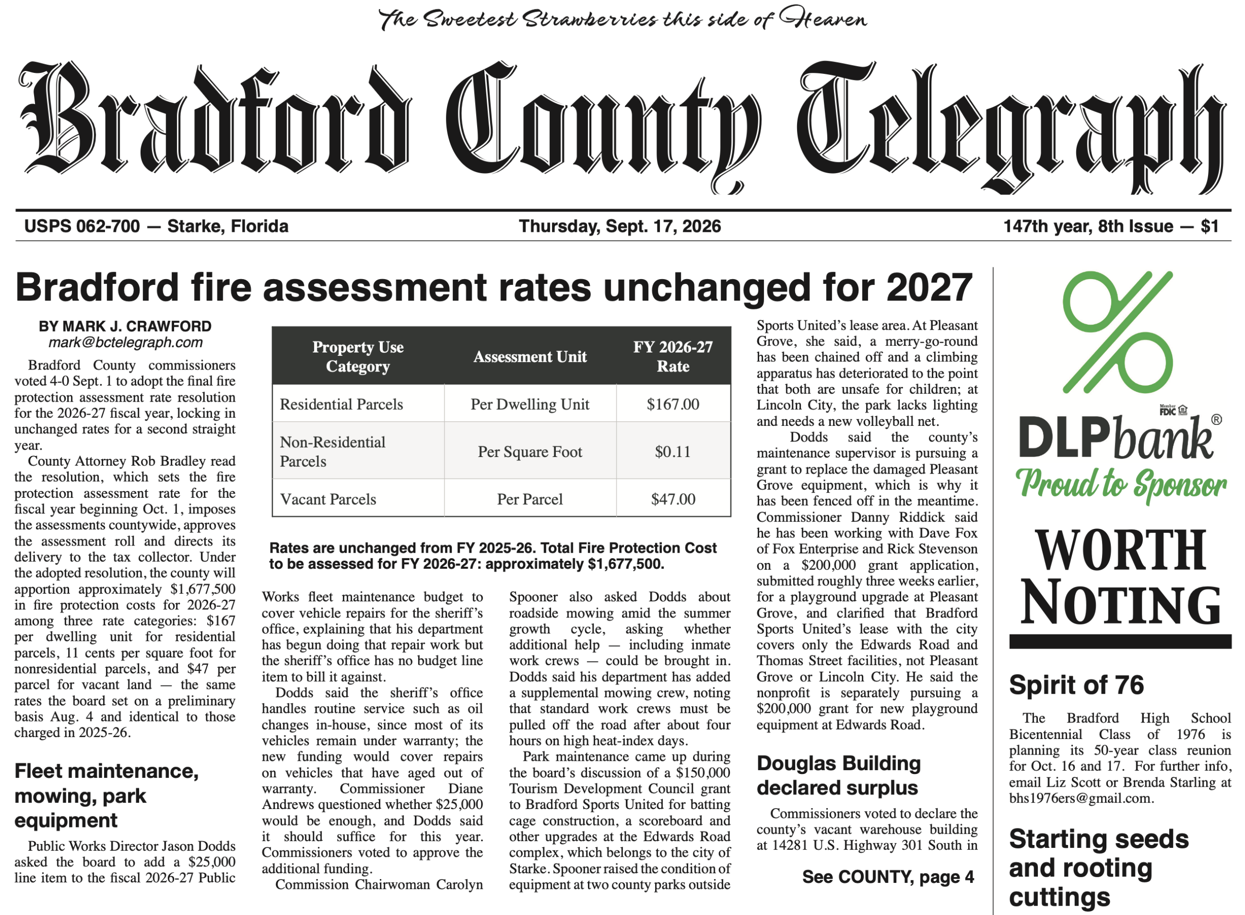 Telegraph-Times-Monitor for Sept. 17, 2026