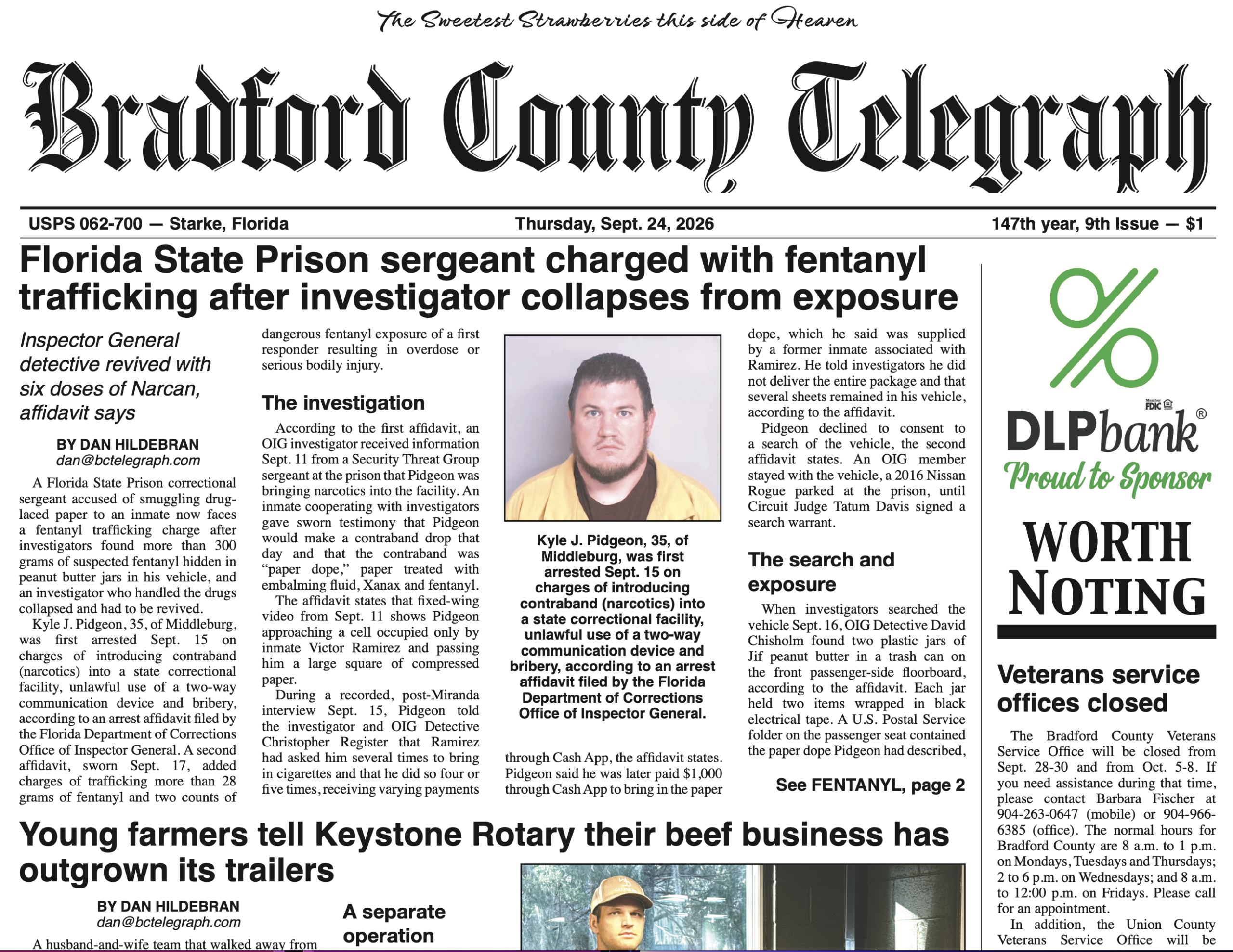 Telegraph-Times-Monitor for Sept. 24, 2026