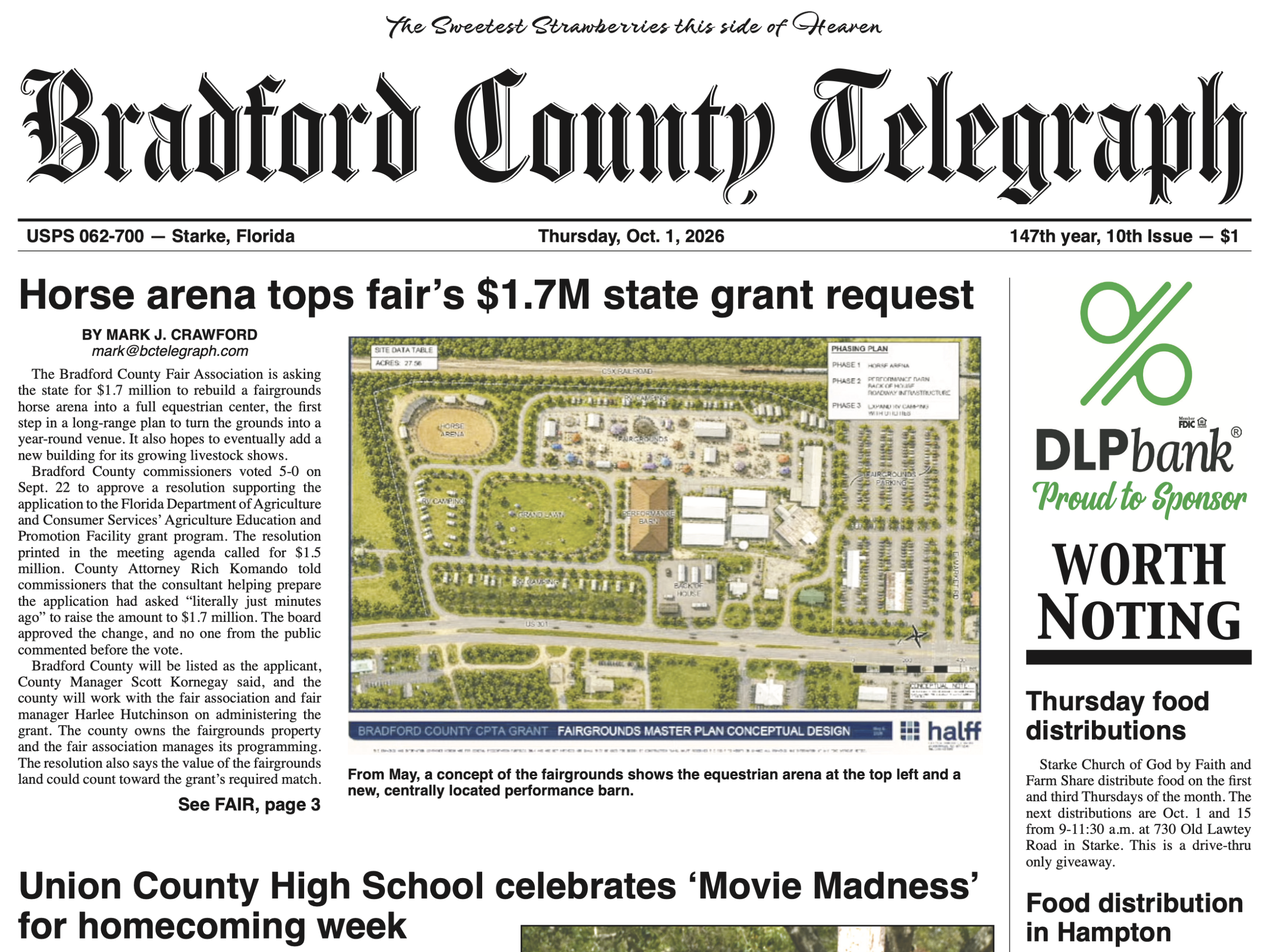 Telegraph-Times-Monitor for Oct. 1, 2026