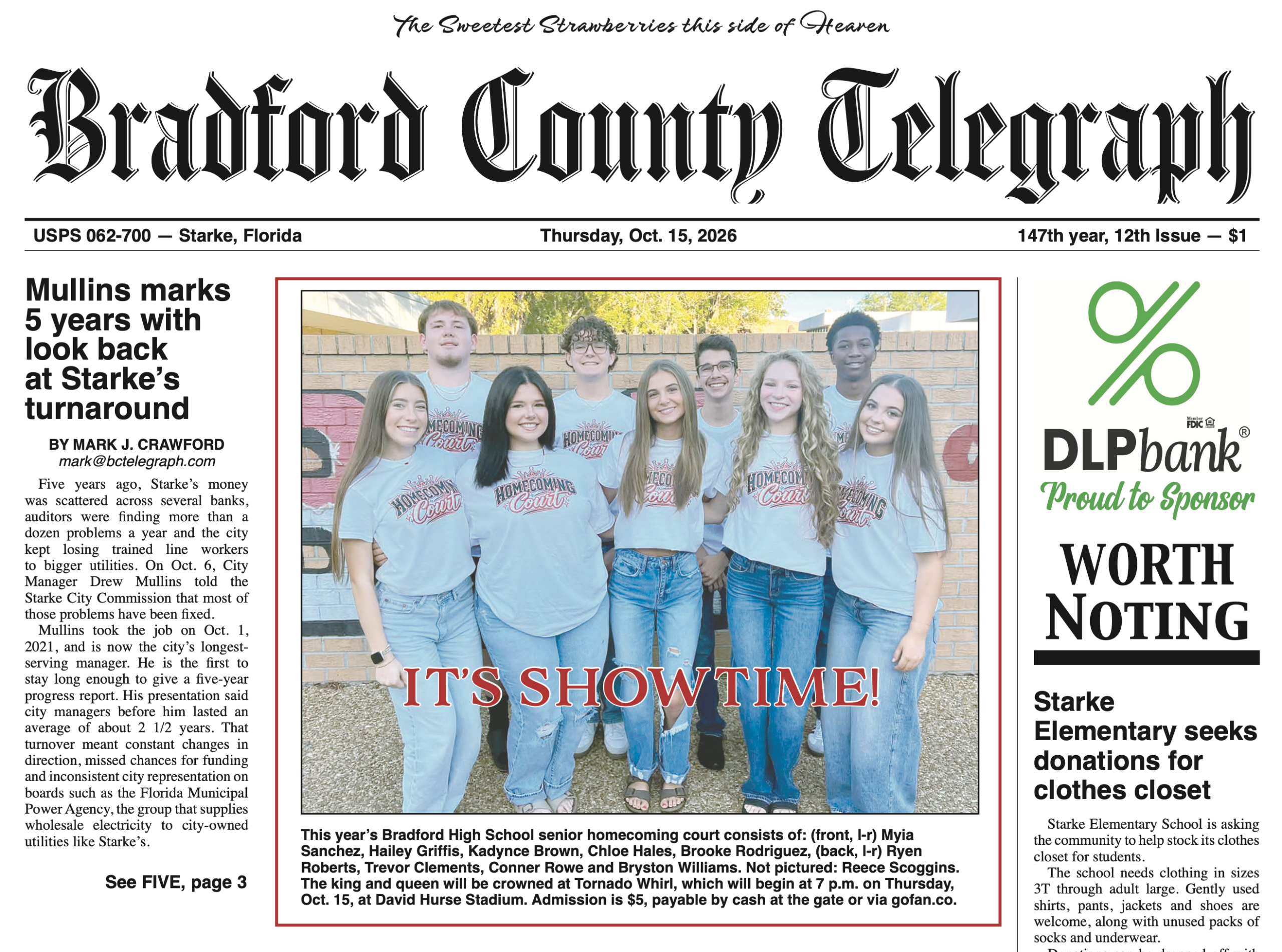 Telegraph-Times-Monitor for Oct. 15, 2026