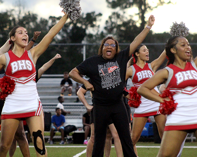 Photos: BHS alumni get to cheer on Big Red again