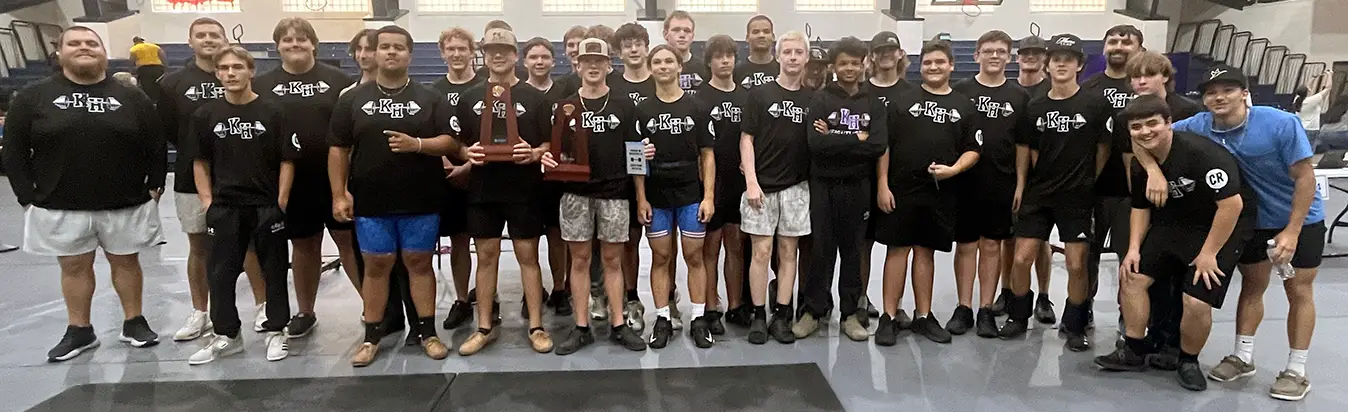 Indians are district champs again in boys weightlifting