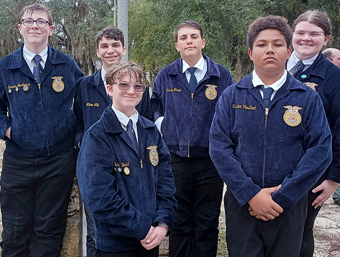 Bradford senior FFA students take part in forestry event
